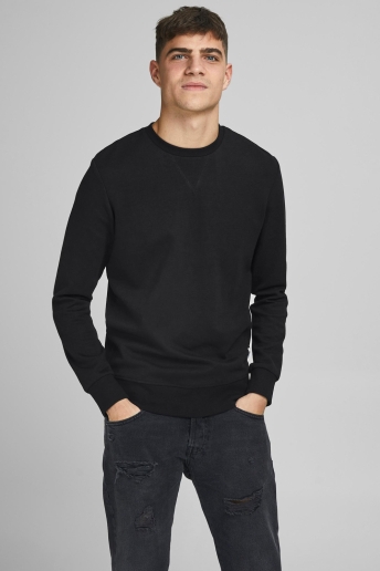 Jack & Jones Trui JJEBASIC SWEAT CREW NECK NOOS 12181903 Black