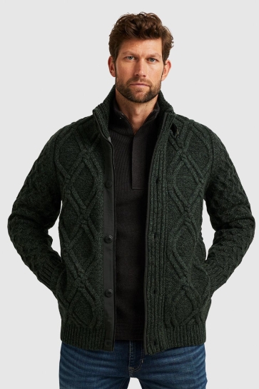 PME legend Vest CARDIGAN IN WOOL BLEND PKC2309359 6429