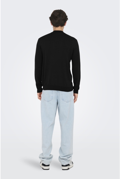 Only & Sons onswyler life reg 14 ls mock knit