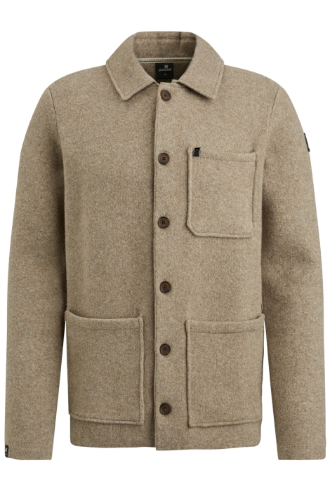 Vanguard button jacket cotton blend stretch