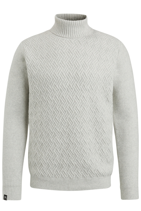 Vanguard roll neck cotton blend stretch