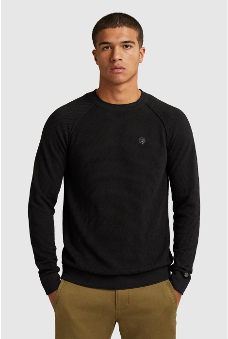 Cast Iron crewneck cotton acrylic crewneck