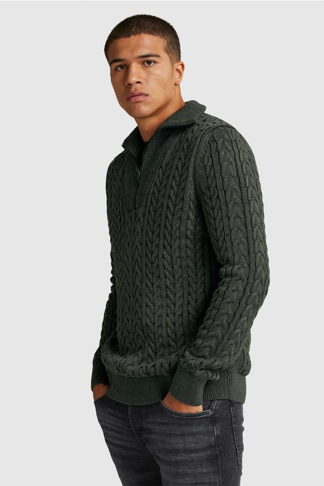 PULLOVER WITH CABLE PATTERN CKW2310375 6513