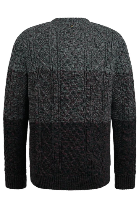 PME legend r-neck cable knit