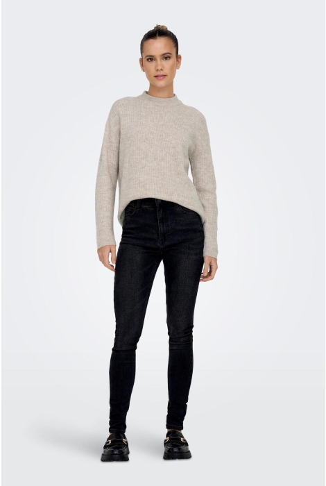 Only onlcamilla o-neck l/s pullover noos