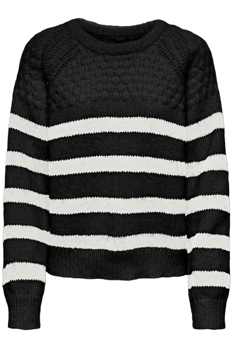 Only onlbillie life ls stripe o-neck ex