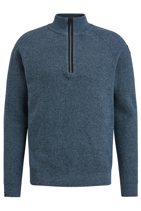 Vanguard half zip collar cotton mouline