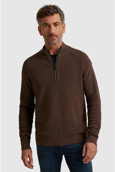 Vanguard half zip collar cotton mouline