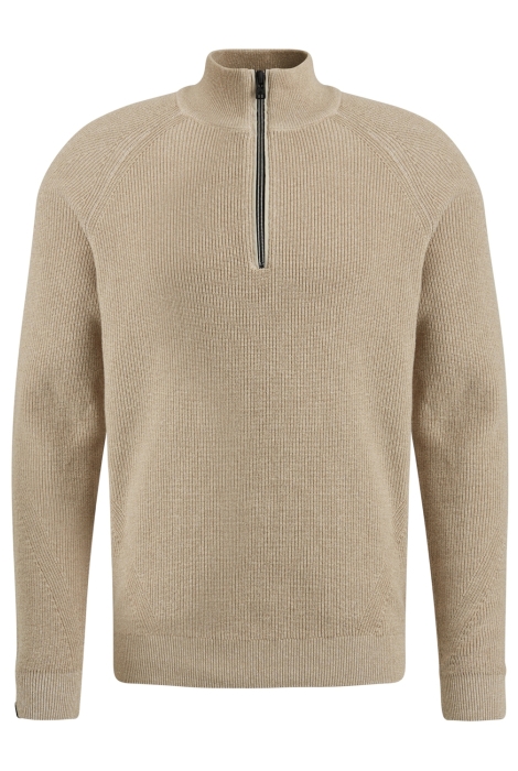 Vanguard half zip collar cotton mouline