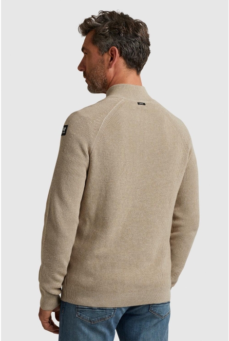 Vanguard half zip collar cotton mouline