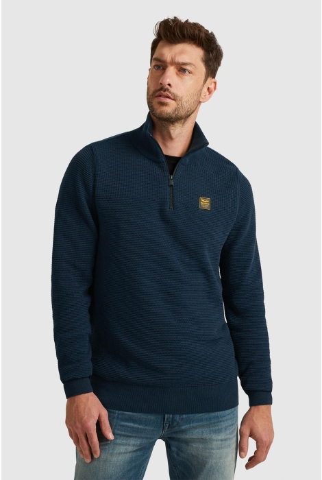 PME legend half zip collar cotton plated