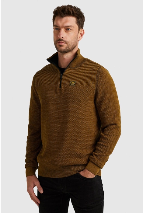 PME legend half zip collar cotton plated