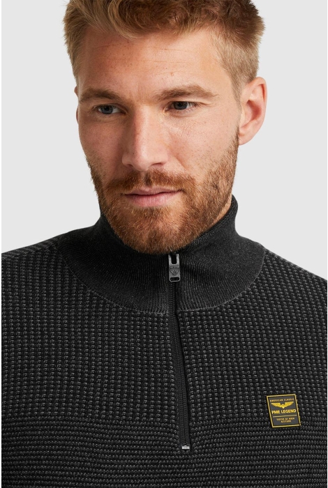 PME legend half zip collar cotton plated