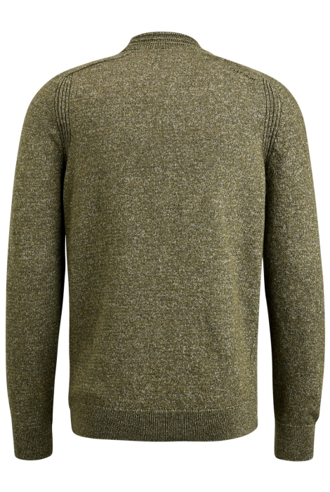 Cast Iron r-neck cotton mix mockneck