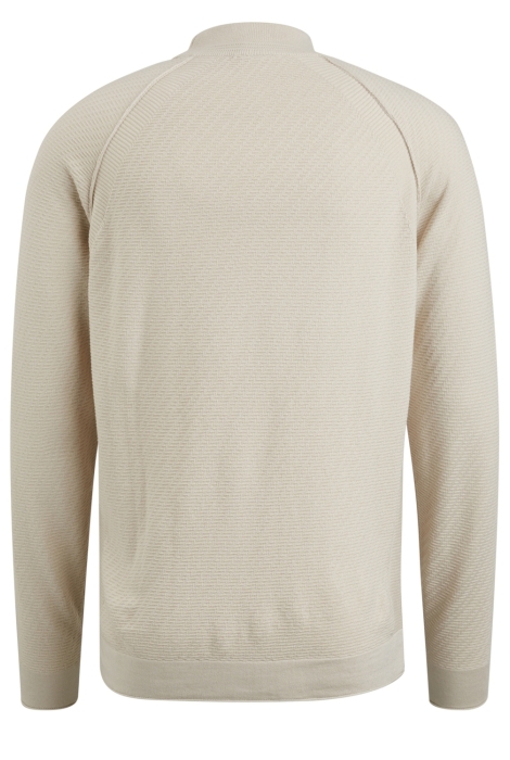 Cast Iron mock neck cotton acrylic crewneck