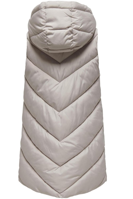 Jacqueline de Yong jdyskylar padded hood waistcoat otw