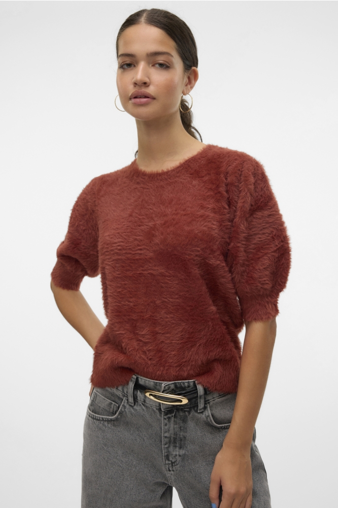 VMALINA 2/4 O-NECK PULLOVER BOO 10310834 FIRED BRICK