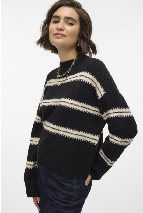 Vero Moda vmdazzle ls highneck pullover ga bo