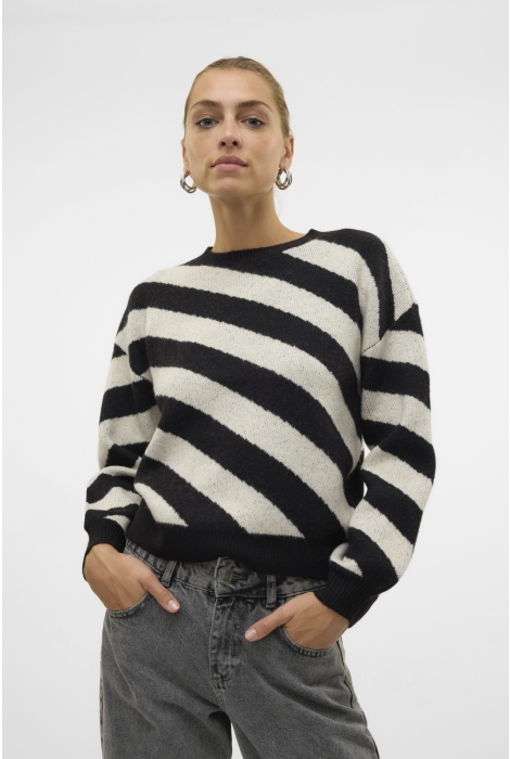 Vero Moda vmlara ls o-neck pullover ga boo re