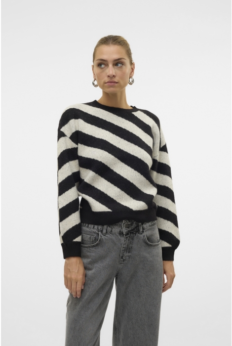 Vero Moda vmlara ls o-neck pullover ga boo re