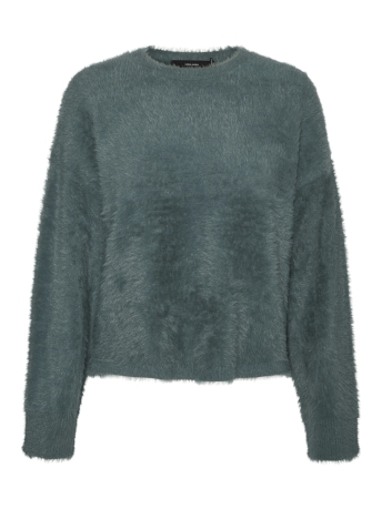 Vero Moda Trui VMALINA LS O-NECK BOXY PULLOVER BOO 10311209 BALSAM GREEN