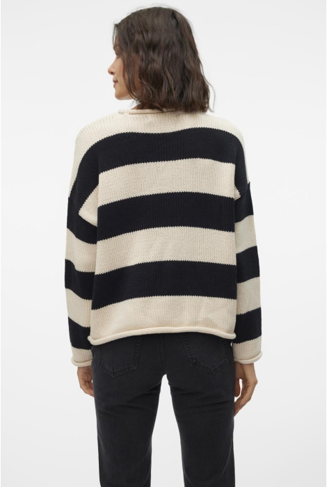 Vero Moda vmleonora ls rolledge o-nk pullover