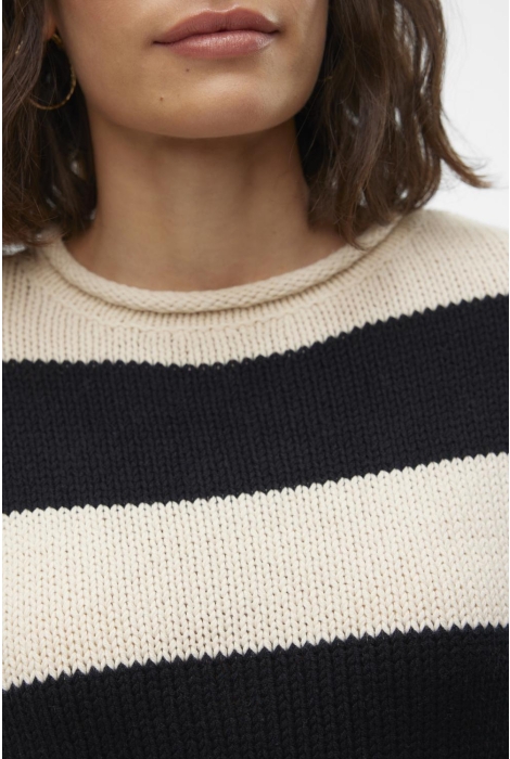 Vero Moda vmleonora ls rolledge o-nk pullover