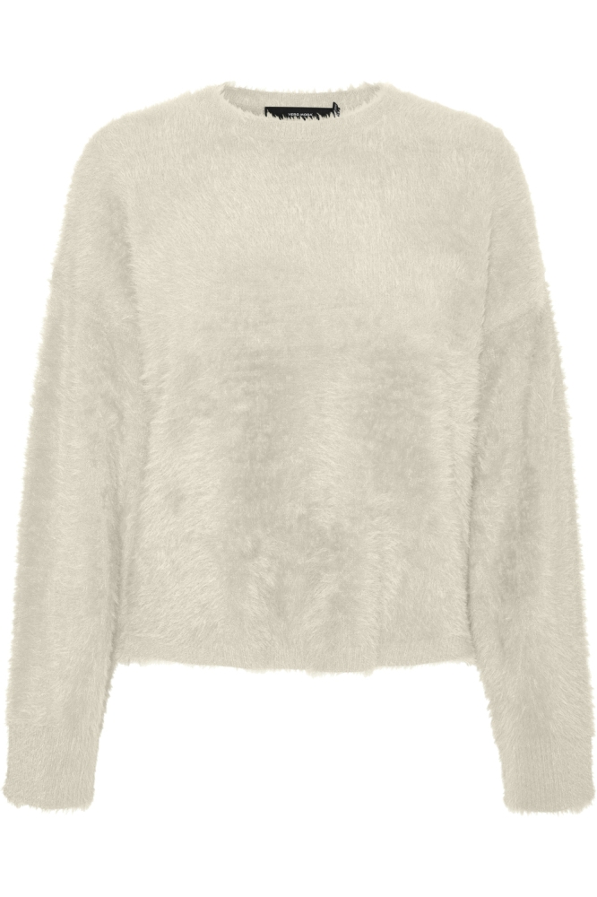 VMALINA LS O-NECK BOXY PULLOVER BOO 10311209 Birch