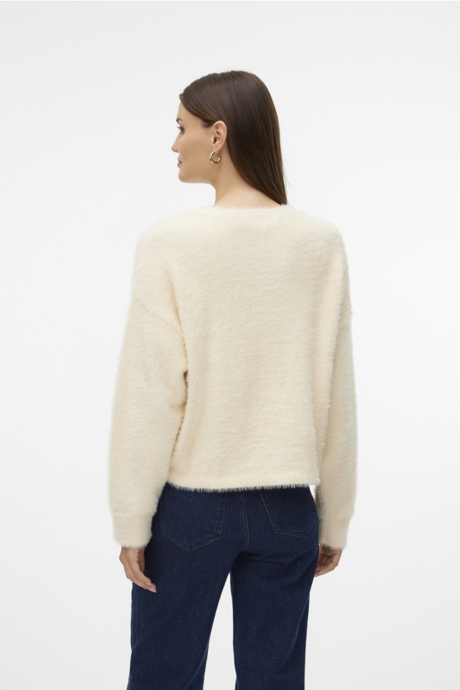 VMALINA LS O-NECK BOXY PULLOVER BOO 10311209 Birch