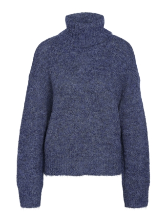 Noisy may Trui NMSUTTON L/S ROLL NECK KNIT FWD LAB 27030430 Lapis Blue