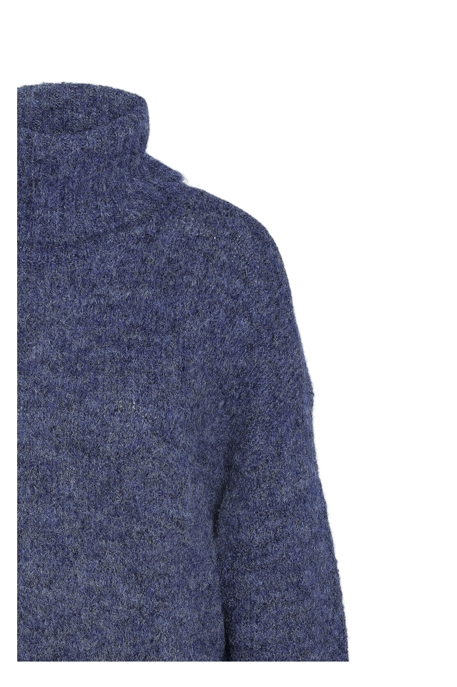 NMSUTTON L/S ROLL NECK KNIT FWD LAB 27030430 Lapis Blue