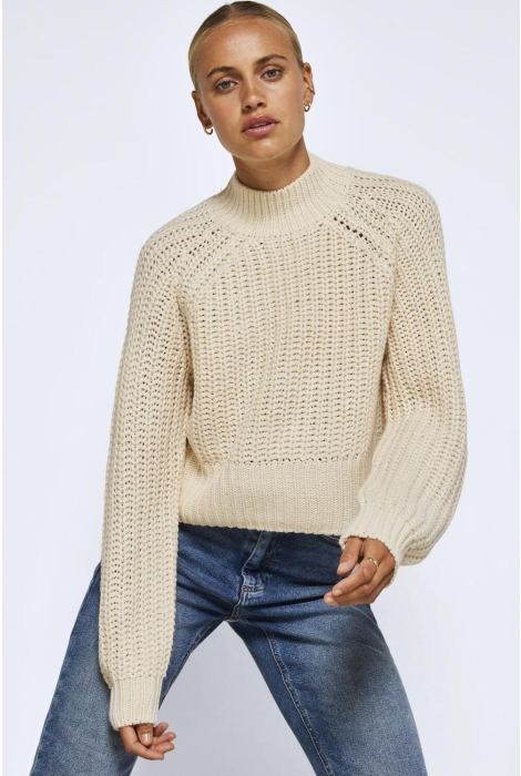 Noisy may nmtessa l/s high neck knit