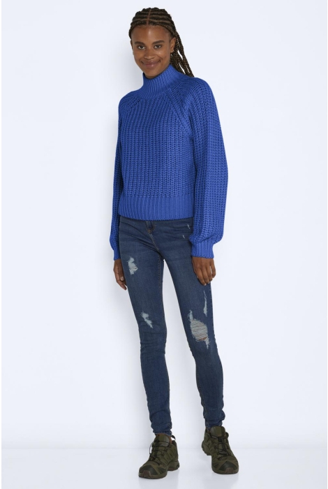 Noisy may nmtessa l/s high neck knit