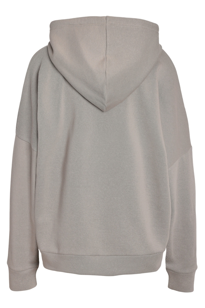 NMALDEN L/S HOOD TEDDY DETAIL SWEAT 27031057 GHOST GRAY/TEDDY/EMB