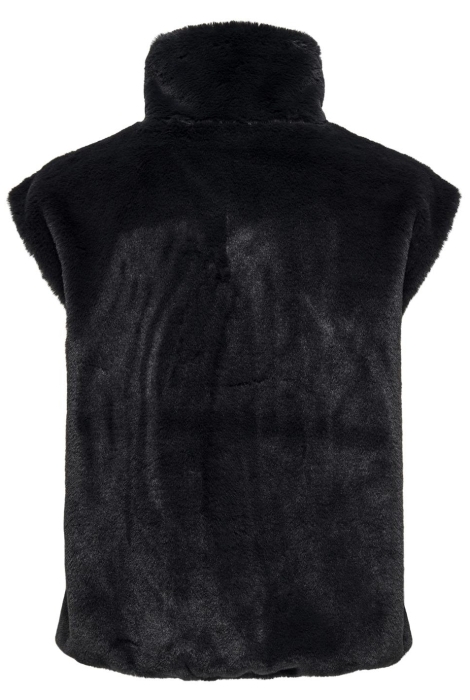 Jacqueline de Yong jdyesther faux fur waistcoat otw qi