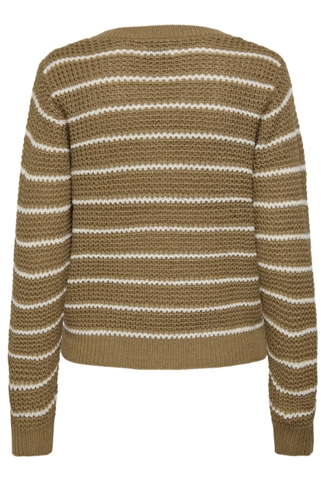 Jacqueline de Yong jdyellen l/s v-neck stripe pullover