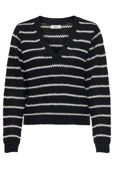 Jacqueline de Yong jdyellen l/s v-neck stripe pullover