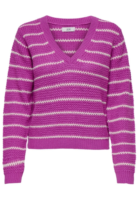 Jacqueline de Yong jdyellen l/s v-neck stripe pullover