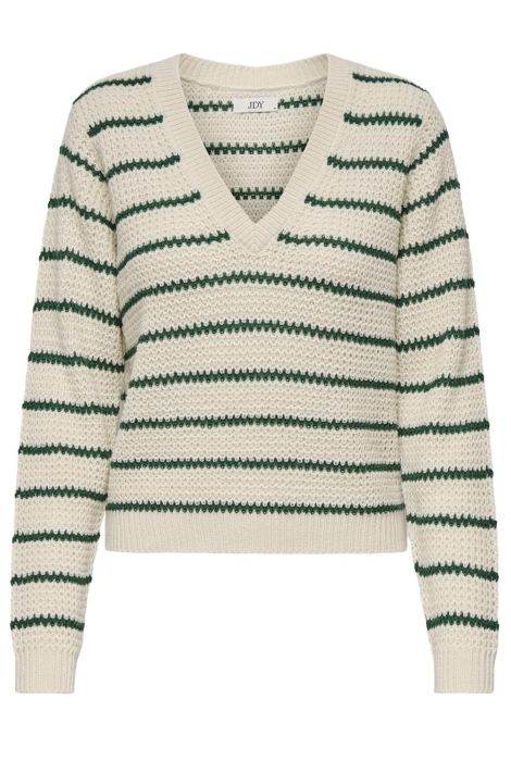 Jacqueline de Yong jdyellen l/s v-neck stripe pullover