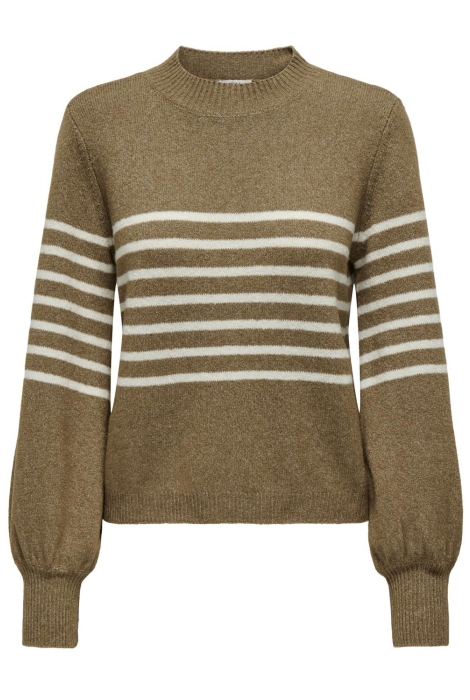 Jacqueline de Yong jdylayla l/s hn stripe pullover knt