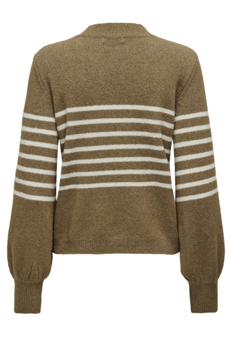 Jacqueline de Yong jdylayla l/s hn stripe pullover knt