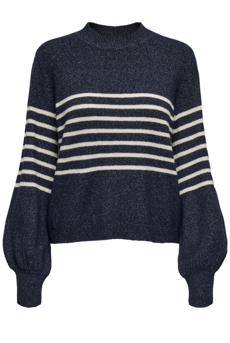 Jacqueline de Yong jdylayla l/s hn stripe pullover knt