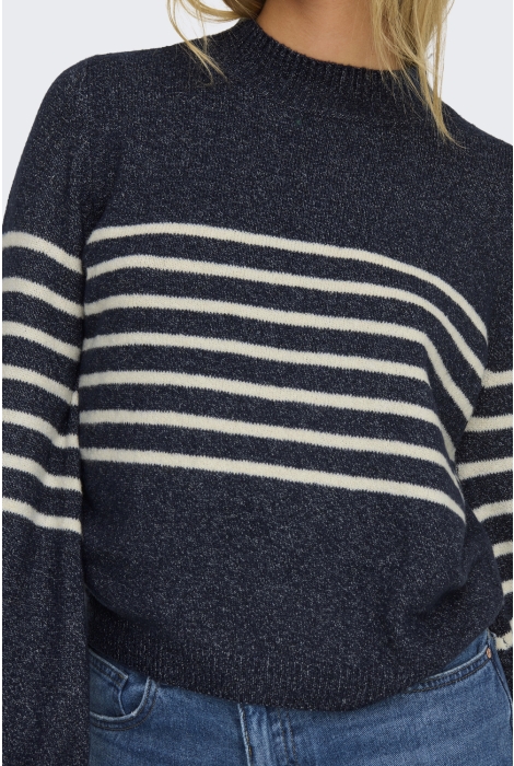 Jacqueline de Yong jdylayla l/s hn stripe pullover knt