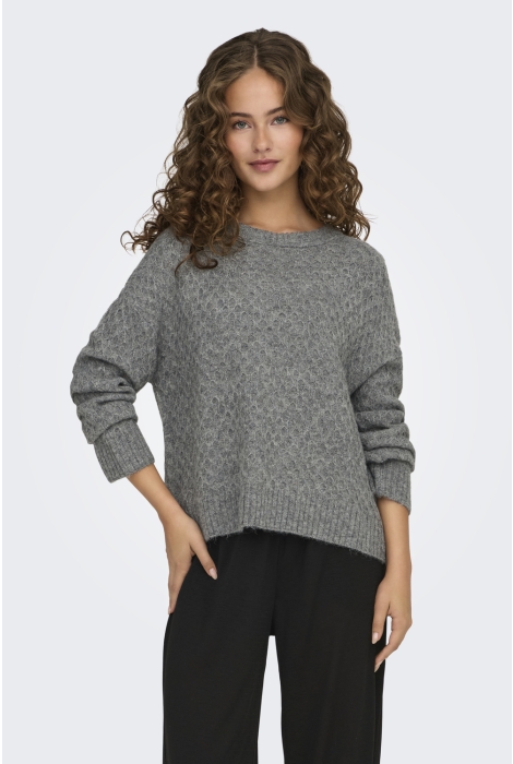 Jacqueline de Yong jdybigum l/s o-neck pullover knt