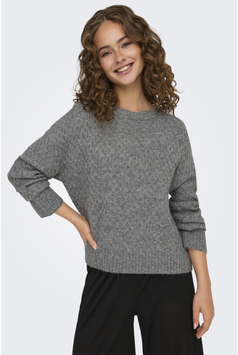 Jacqueline de Yong jdybigum l/s o-neck pullover knt