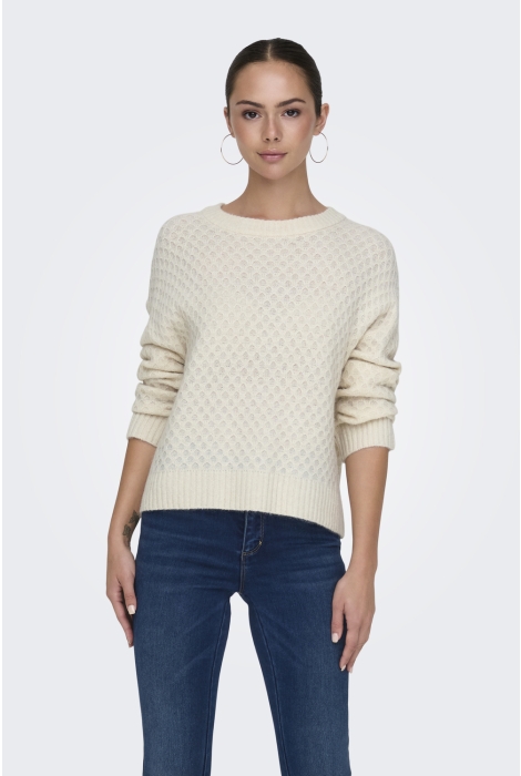 Jacqueline de Yong jdybigum l/s o-neck pullover knt