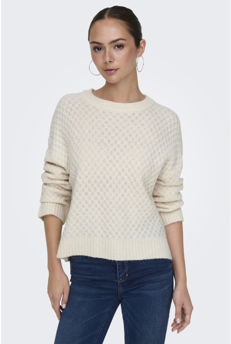 Jacqueline de Yong jdybigum l/s o-neck pullover knt