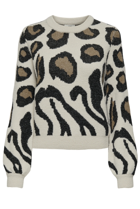 Jacqueline de Yong jdylorraine animal l/s pullover knt