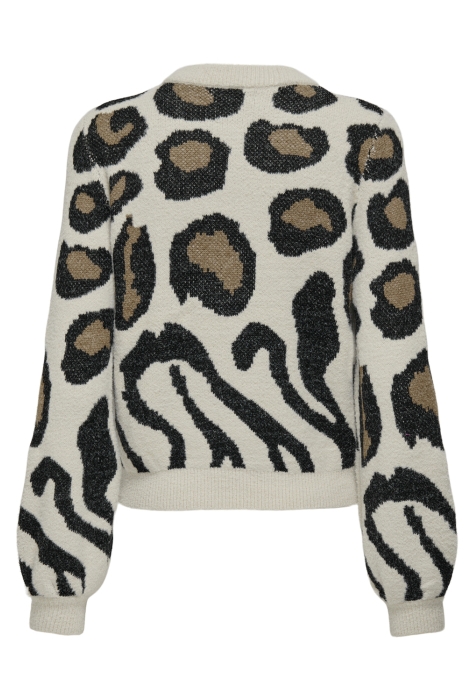 Jacqueline de Yong jdylorraine animal l/s pullover knt