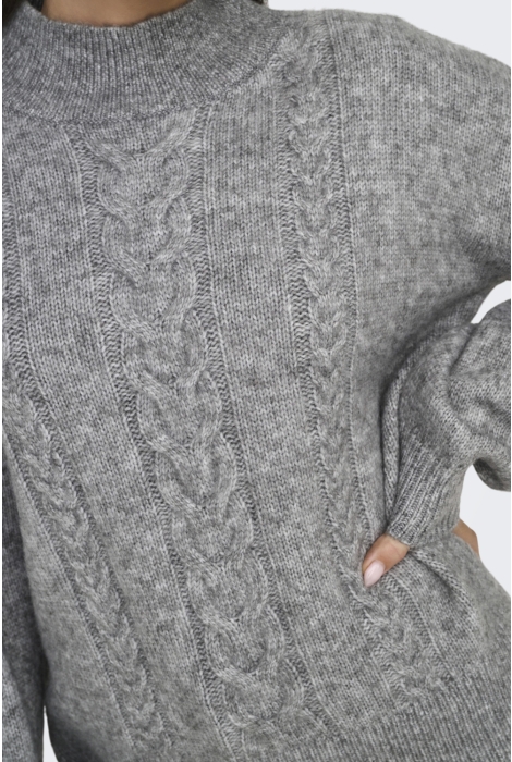 Jacqueline de Yong jdysusanna l/s hn cable pullover kn